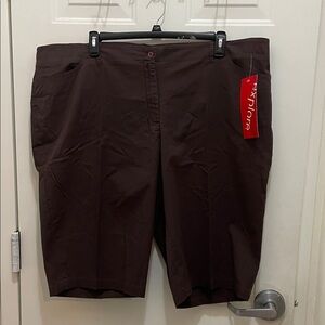 Avenue Women’s 26 Chocolate Brown Shorts
